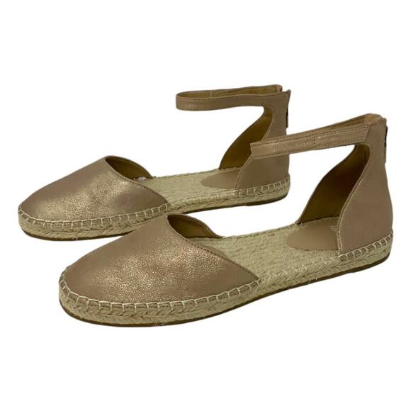 Eileen Fisher Lala Espadrille Flat In Light Gold Size 9 NWT $195 MSRP - Picture 5 of 7